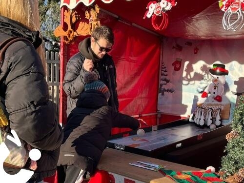 Penguin Skittles Alley Stall Christmas