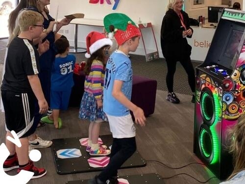 Christmas Dance Machine Hire