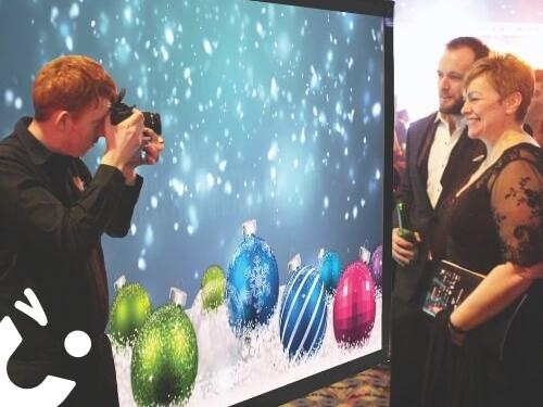 Christmas Graffiti Wall Hire