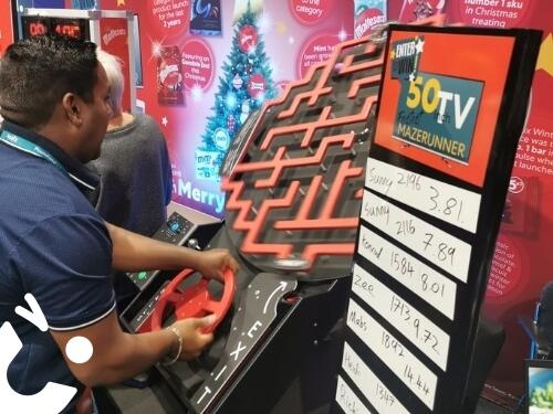 Maze Runner Hire at an Exhibition